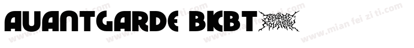 AuantGarde BKBT字体转换